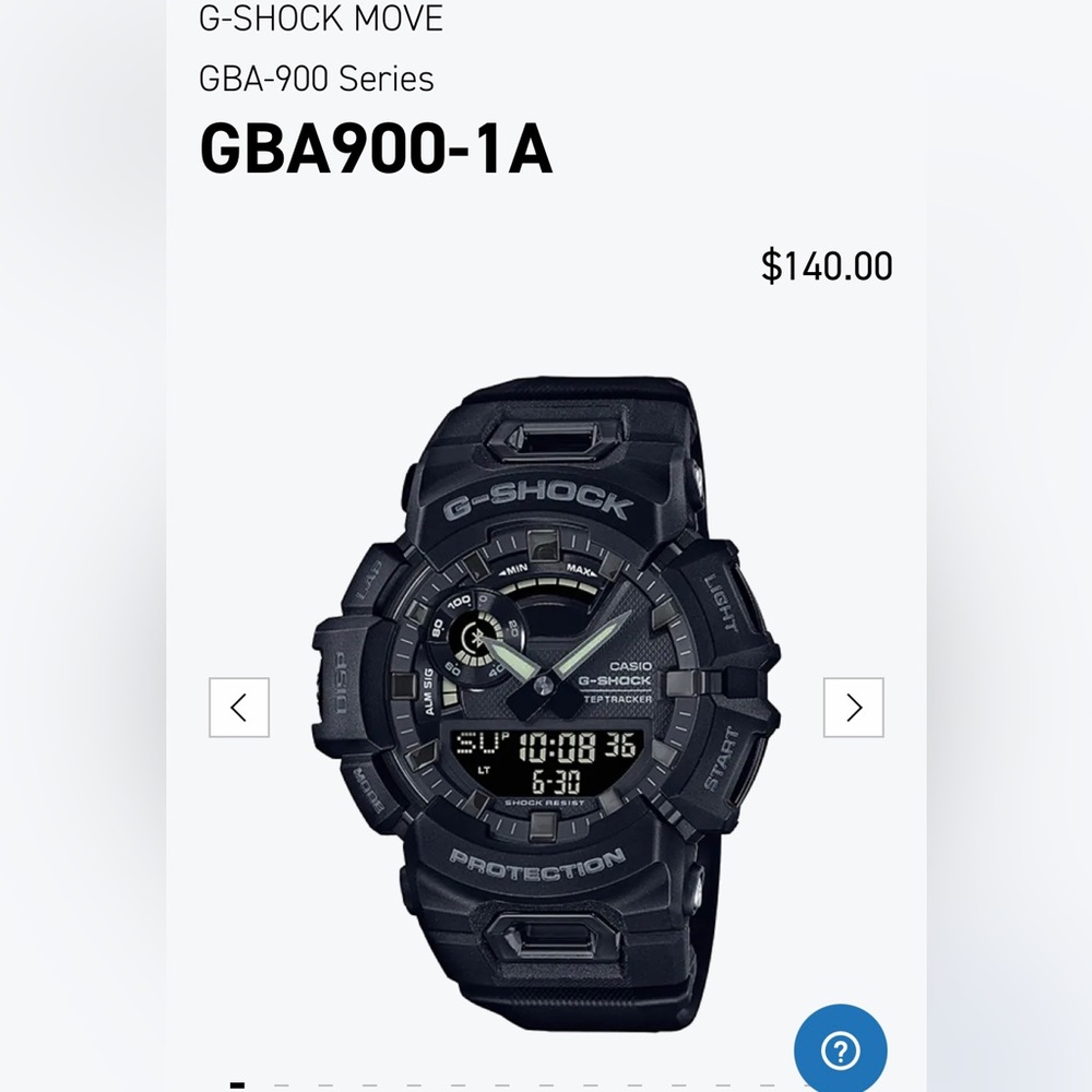 G-SHOCK MOVE
GBA-900 Series
GBA900-1A